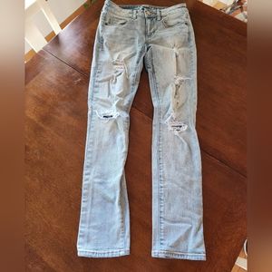 American Eagle Distressed Skinny Jeans Size 2